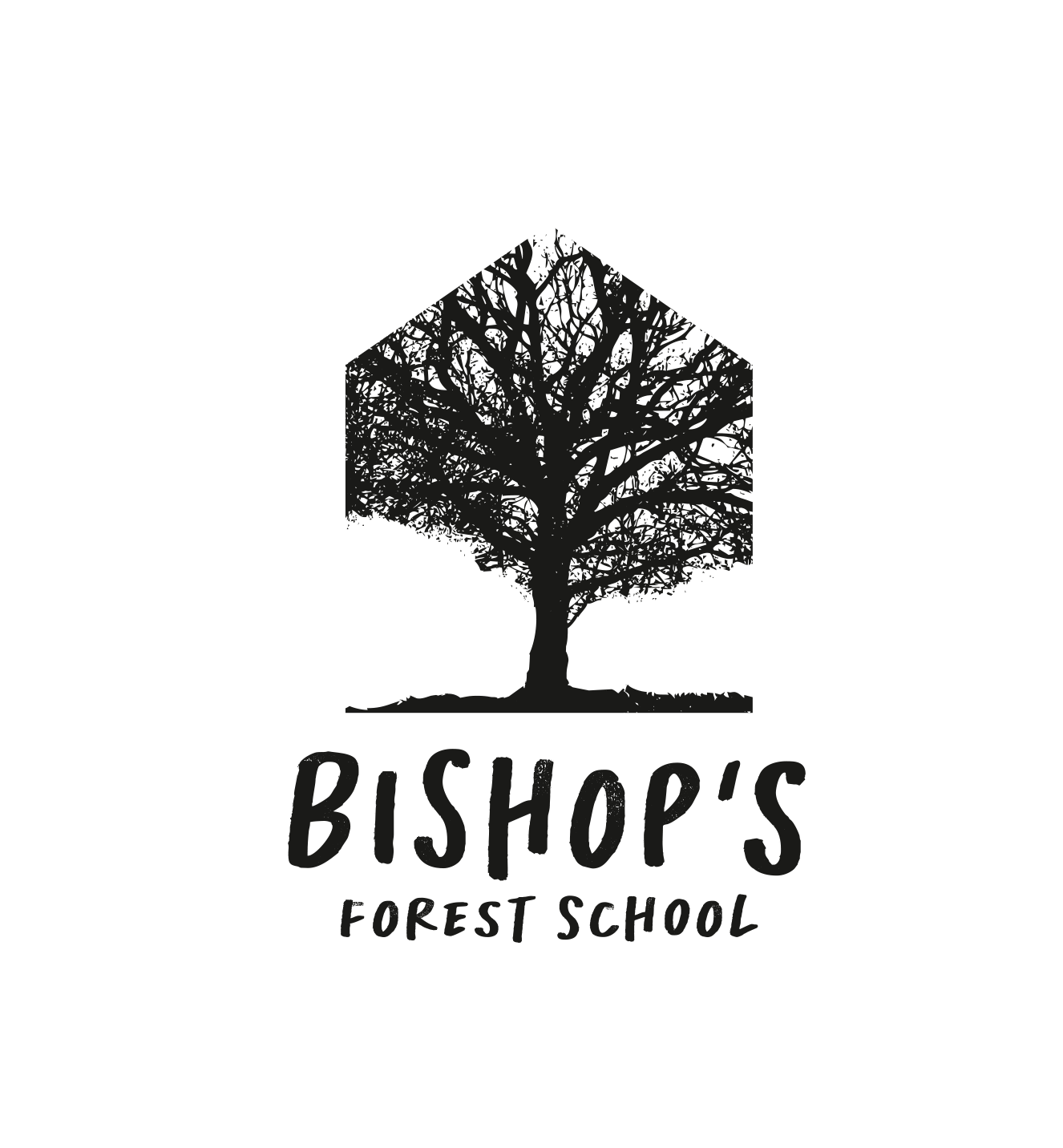 Bishop's Forest School Logo - Tree outline