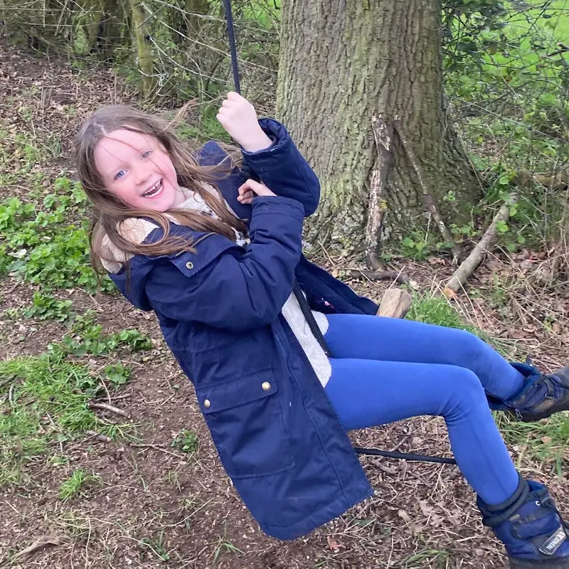 On a swing